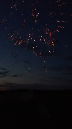 fireworks in the night sky, fireworks in the sky at nightの写真素材