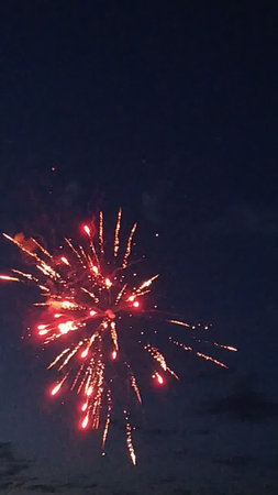 fireworks in the night sky, photo as a background, digital imageの写真素材