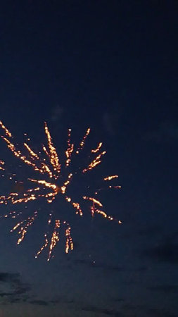Fireworks in the night sky. Fireworks in the night sky.の写真素材