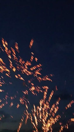 Fireworks in the night sky. Fireworks in the night sky.の写真素材
