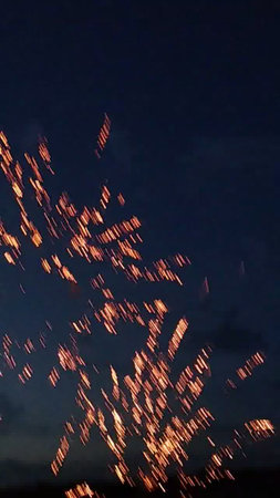 fireworks in the night sky, photo as a background, digital imageの写真素材