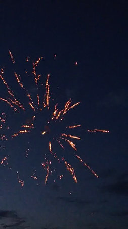 Fireworks in the night sky. Fireworks in the night sky.の写真素材