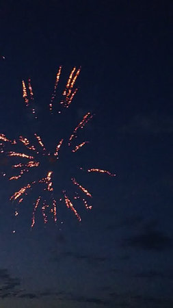 fireworks in the night sky, photo as a background, digital imageの写真素材