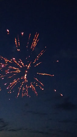 Fireworks in the night sky. Fireworks in the night sky.の写真素材