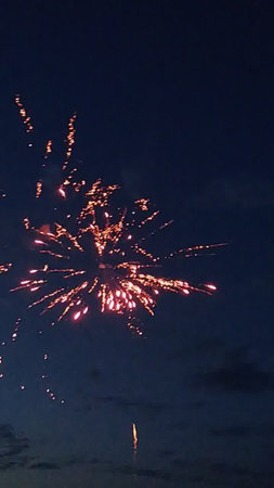 fireworks in the night sky, photo as a background, digital imageの写真素材