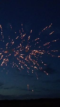 Fireworks in the night sky. Fireworks in the night sky.の写真素材
