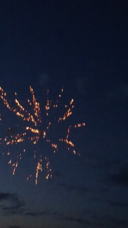 fireworks in the night sky, fireworks in the night sky,の写真素材
