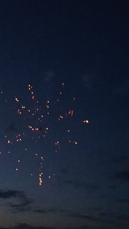 Fireworks in the night sky. Fireworks in the night sky.の写真素材