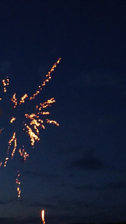 Fireworks in the night sky. Fireworks in the night sky.の写真素材
