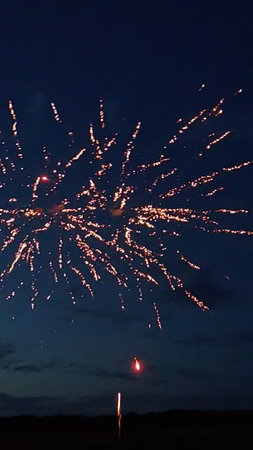 fireworks in the night sky, very beautiful fireworks in the night skyの写真素材