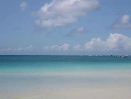 On the beach in Boracay Island, Philippines