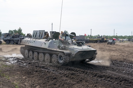 At the X International meeting of military vehicles  TRACKS AND HORSESHOE  in Borne Sulinowo, Poland...
