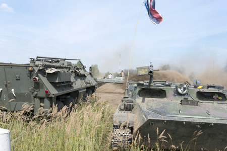 Presentation of historic military vehicles on  X International meeting of military vehicles TRACKS...