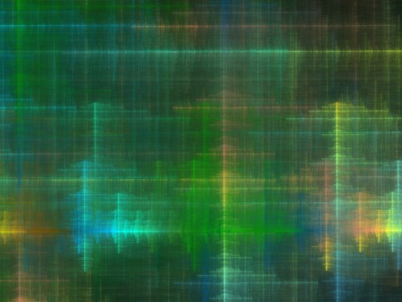 Abstract shapes made of fractal textures.の写真素材