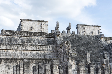 A view of part of the archaeological complex Chichen Itza, one of the most visited sites in Mexico....