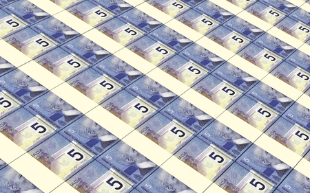 Canadian dollar bills stacked background.