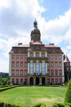 Ksiaz Palace naer Walbrzych in Lower Silesia Polandのeditorial素材