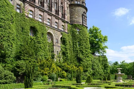 Ksiaz Palace naer Walbrzych in Lower Silesia, Polandのeditorial素材