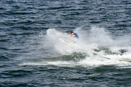 Skijet with high speed and adrenalin.