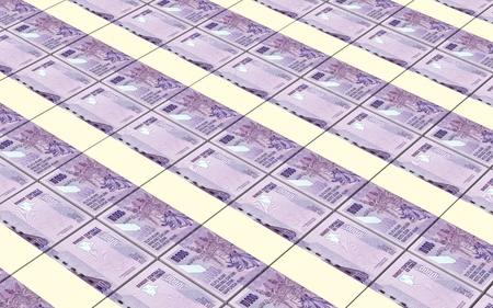 Congolese franc bills stacked background. Computer generated 3D photo rendering.の写真素材