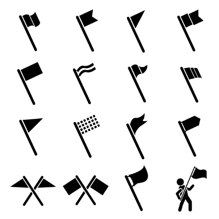 flag set, flag iconsのイラスト素材