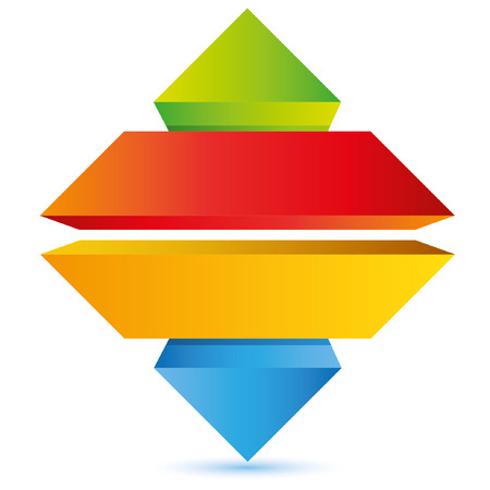 diagram, business templateのイラスト素材