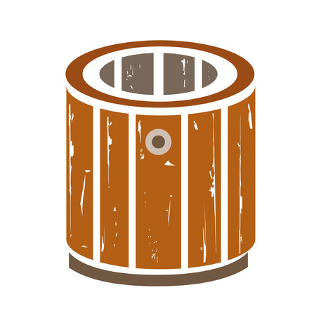 old bucketのイラスト素材