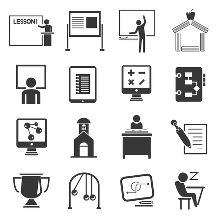 education icon setのイラスト素材