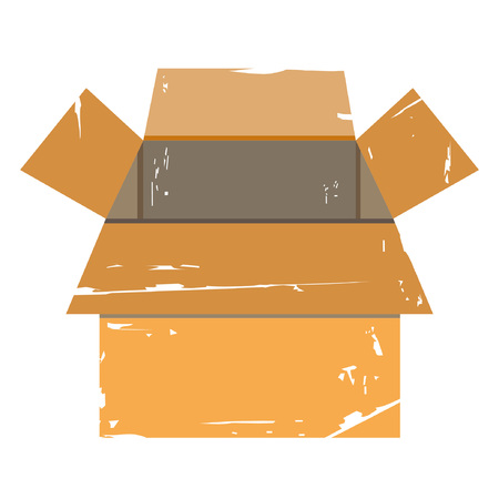 carton boxのイラスト素材