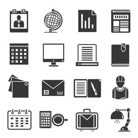 office icons setのイラスト素材