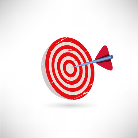 dart, target symbolのイラスト素材
