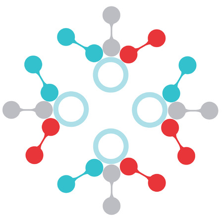 presentation template, mind mappingのイラスト素材