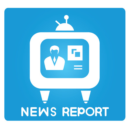 news reportのイラスト素材