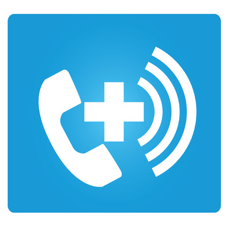 emergency callのイラスト素材