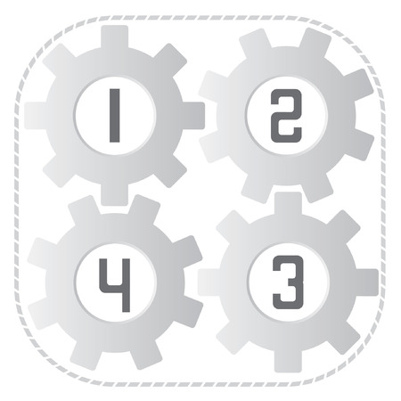 gear diagramのイラスト素材