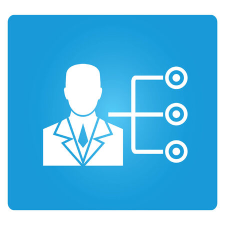 organization chartのイラスト素材