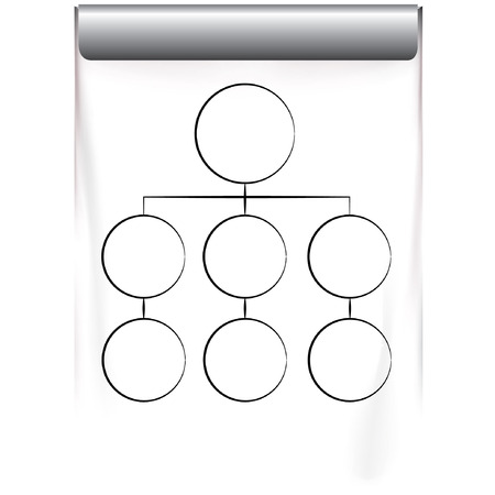 diagram projector screenのイラスト素材