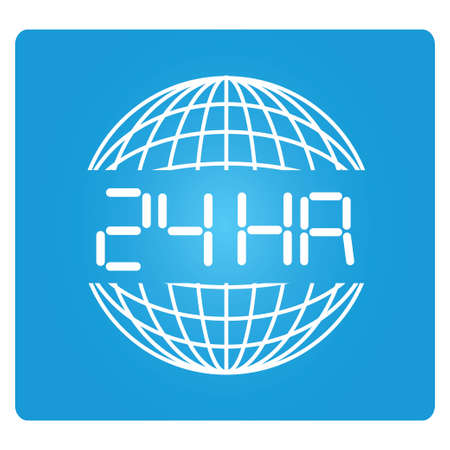 global and time serviceのイラスト素材