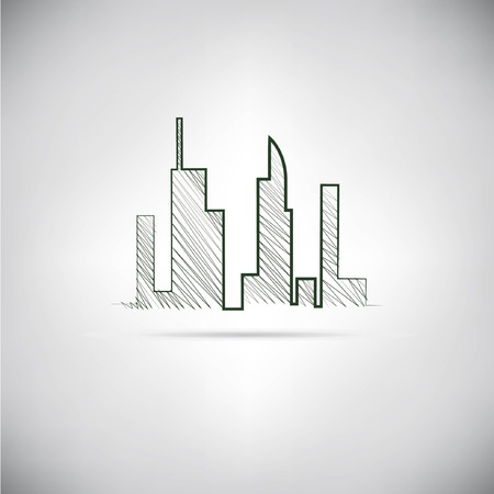 city skylineのイラスト素材