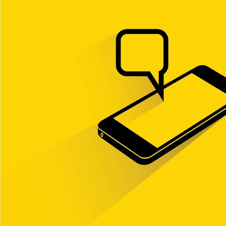 smart phone and pop up messageのイラスト素材