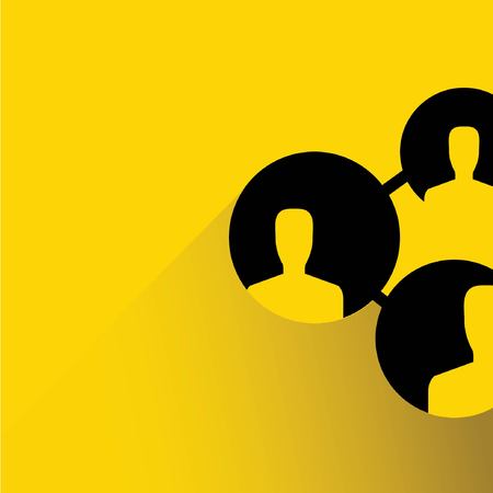 people connection, social networkのイラスト素材