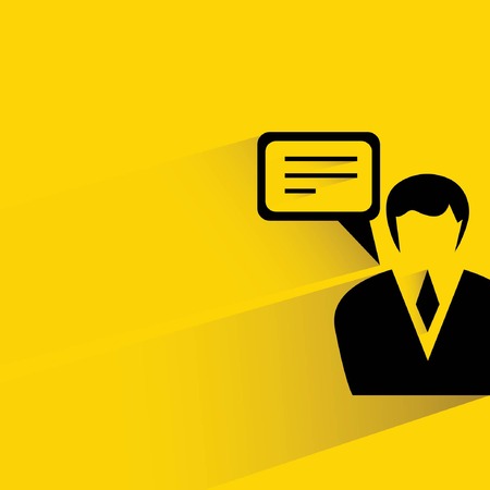 business man, chatのイラスト素材