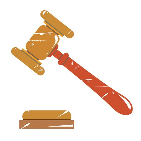 gavel, bidのイラスト素材