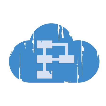 cloud computingのイラスト素材