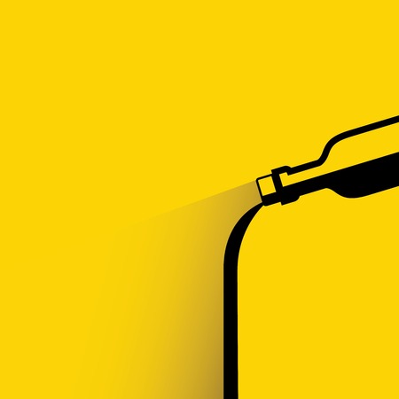wine pourのイラスト素材