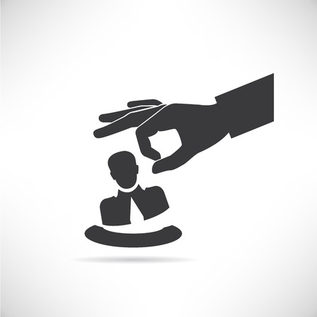 fired businessman, resignのイラスト素材