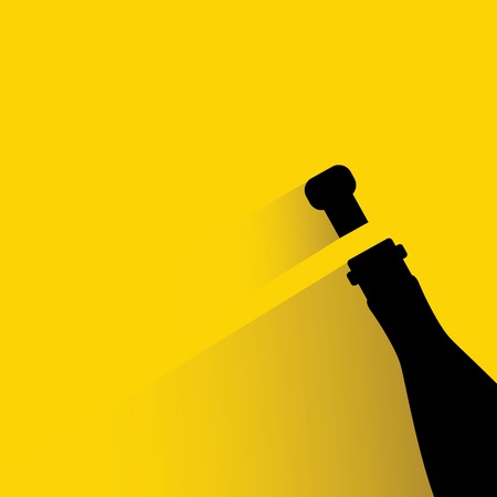 wine bottleのイラスト素材