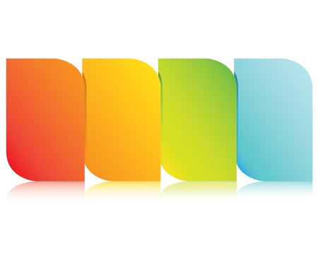 colorful block templateのイラスト素材