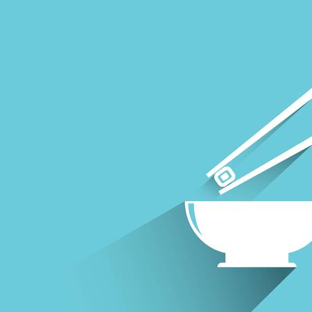 sushi and chopsticksのイラスト素材