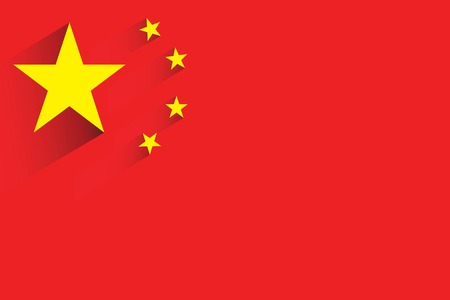 china flagのイラスト素材